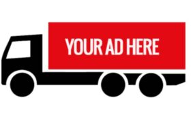 A Mockup Of Mobile Billboard Advertisement Truck